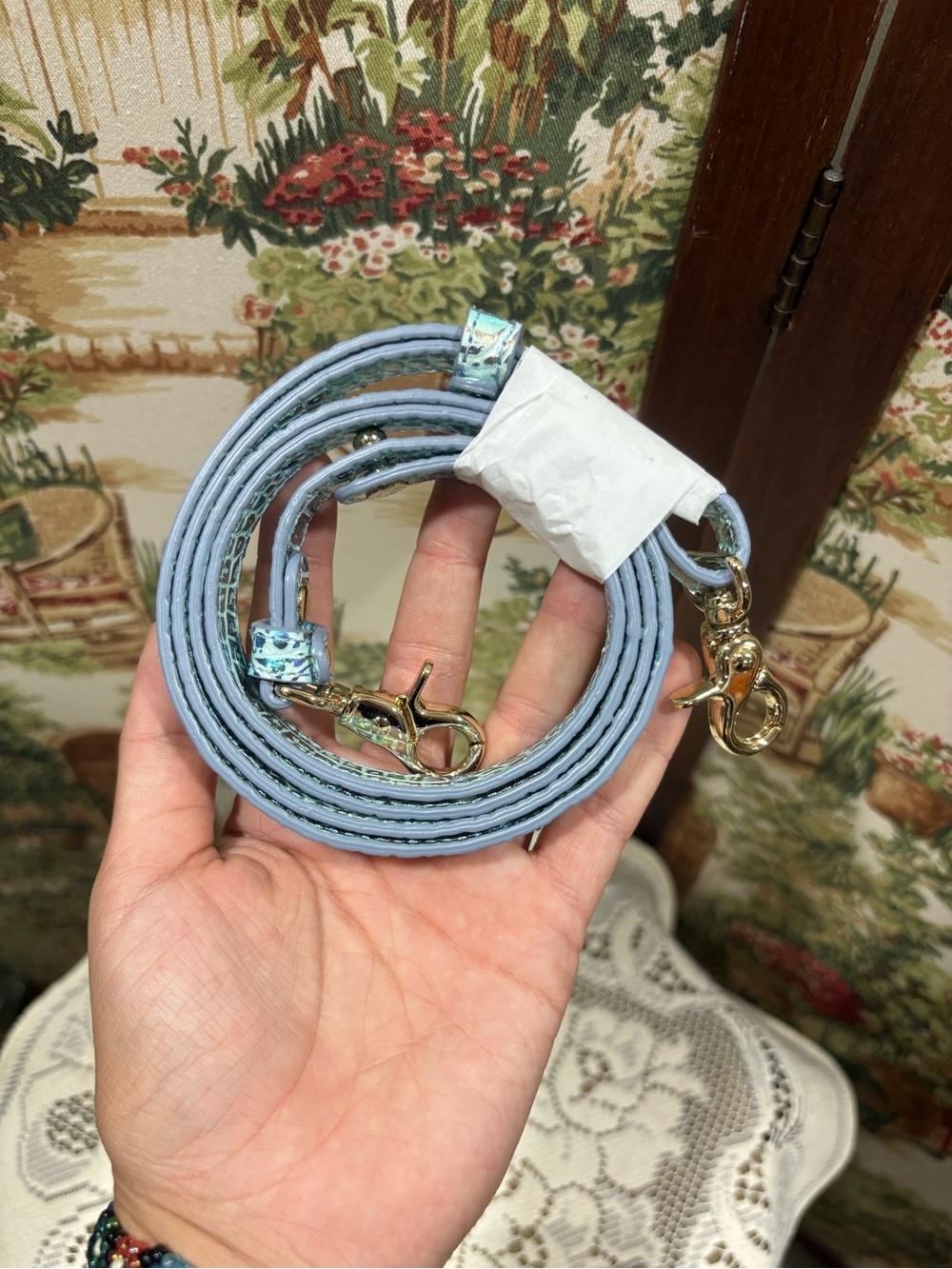 Brahmin Duxbury Blue iridescent bag - Picture 2 of 10